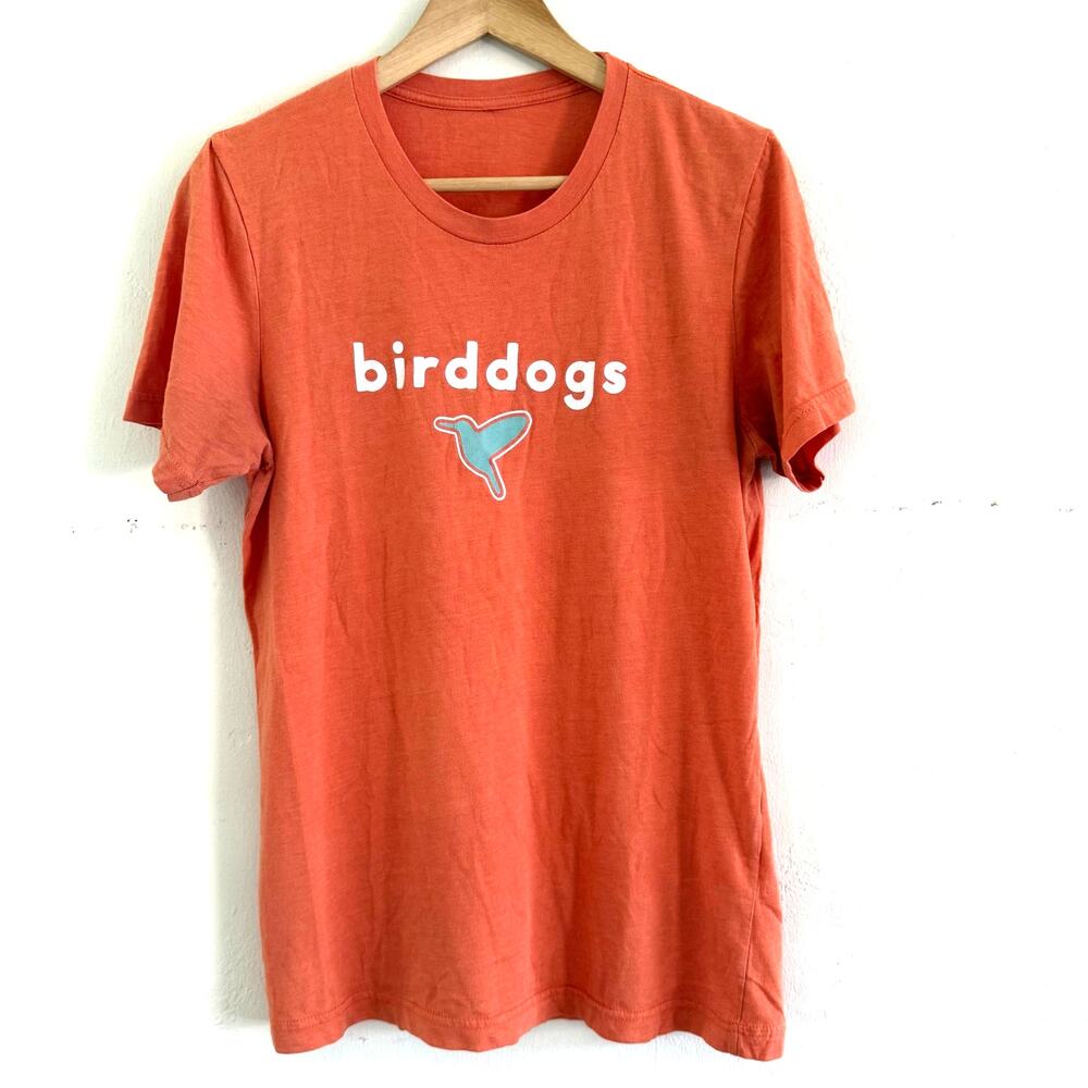 Bird Dogs‎ Soft T Shirt Men’s Size Small Orange Workout Logo Crewneck Casual